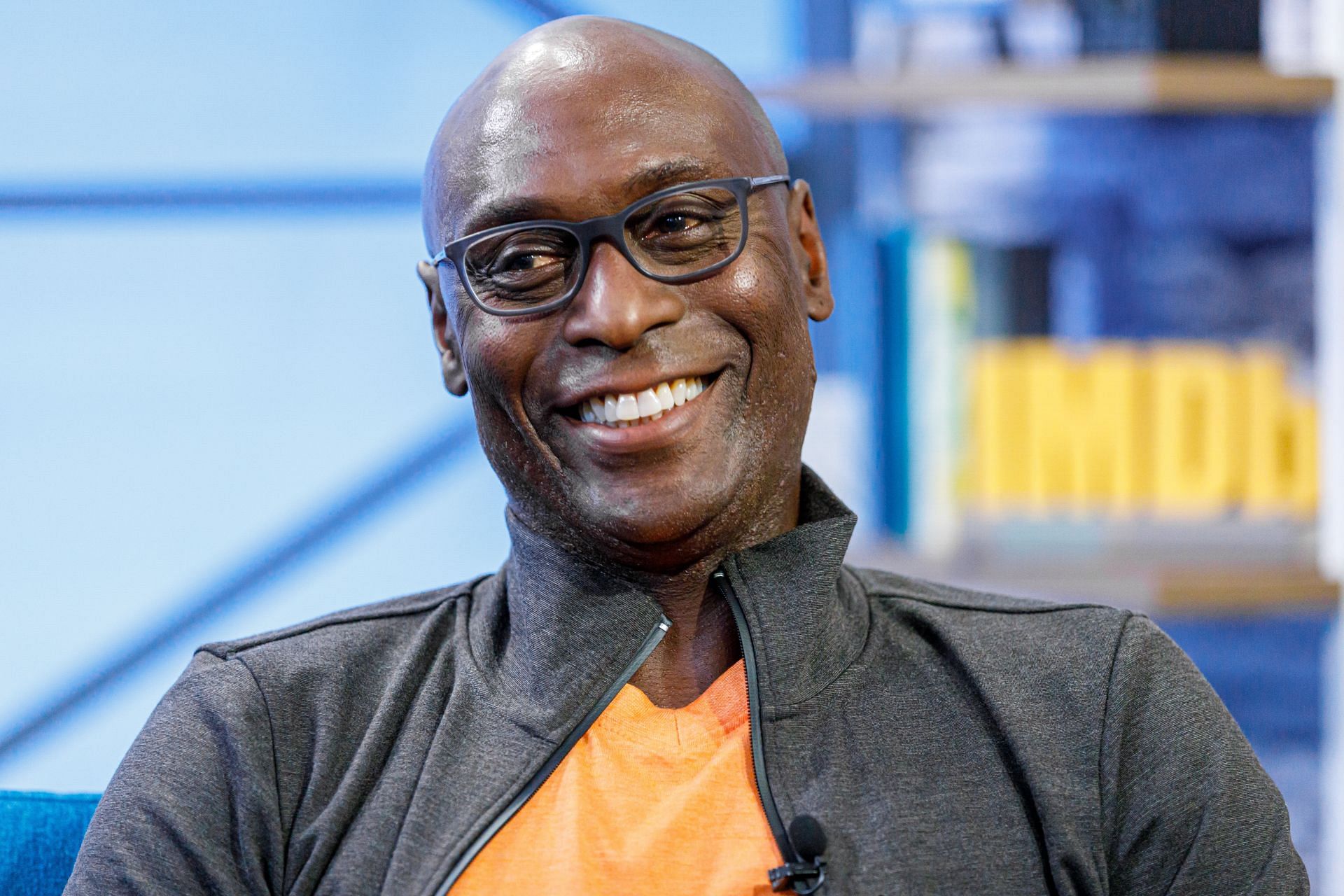 Actor Lance Reddick visits The IMDb Show on June 19, 2019 in Studio City (Photo by Rich Polk/Getty Images for IMDb)